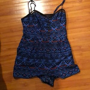Dark blue romper